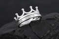 Crown Unisex Ring – 925 Sterling Silver