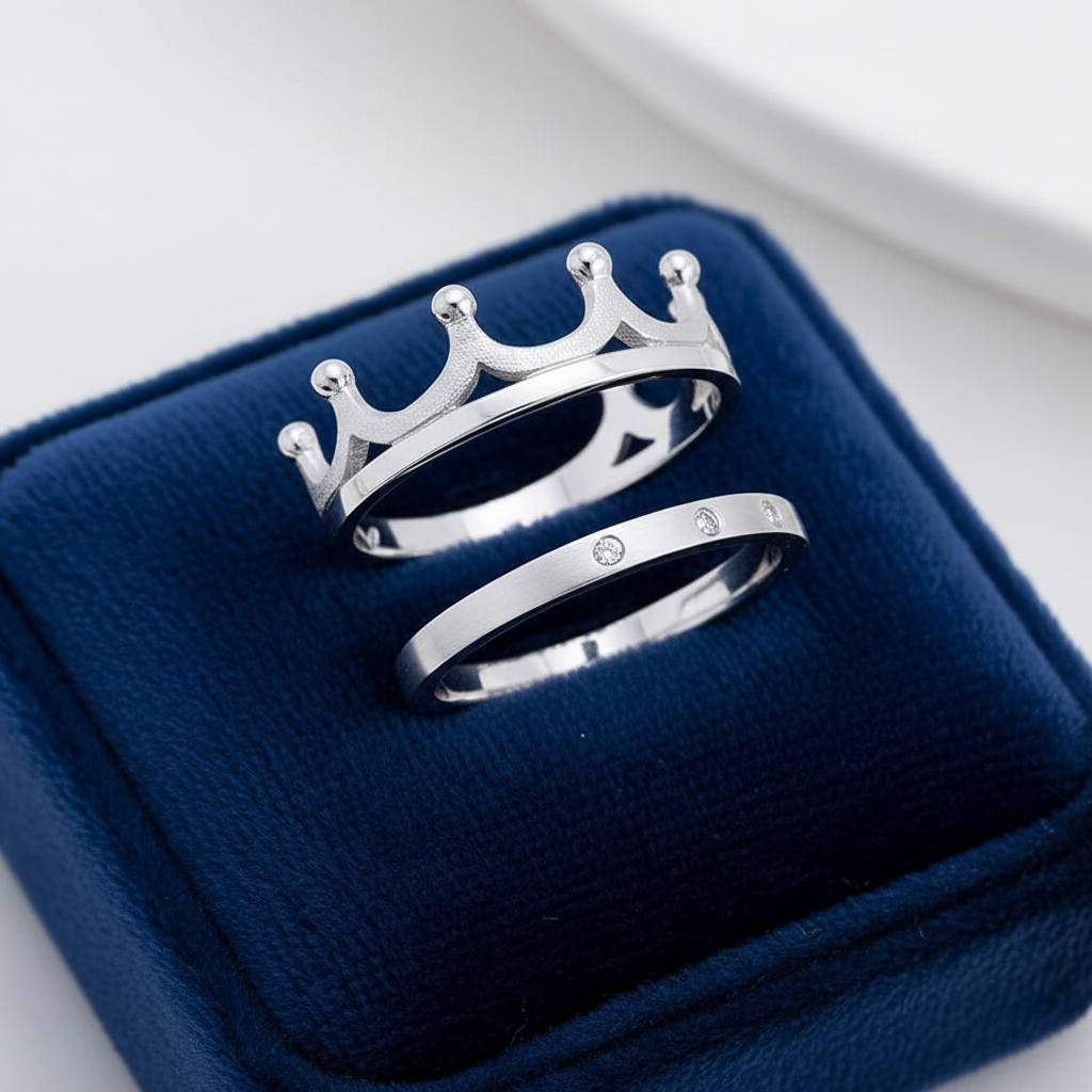 Crown Unisex Ring – 925 Sterling Silver