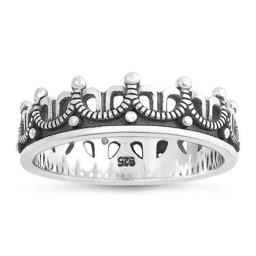 Crown Ring Sterling Silver Ring