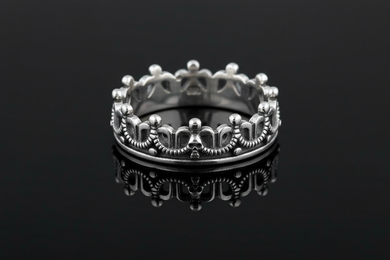Crown Ring Sterling Silver Ring