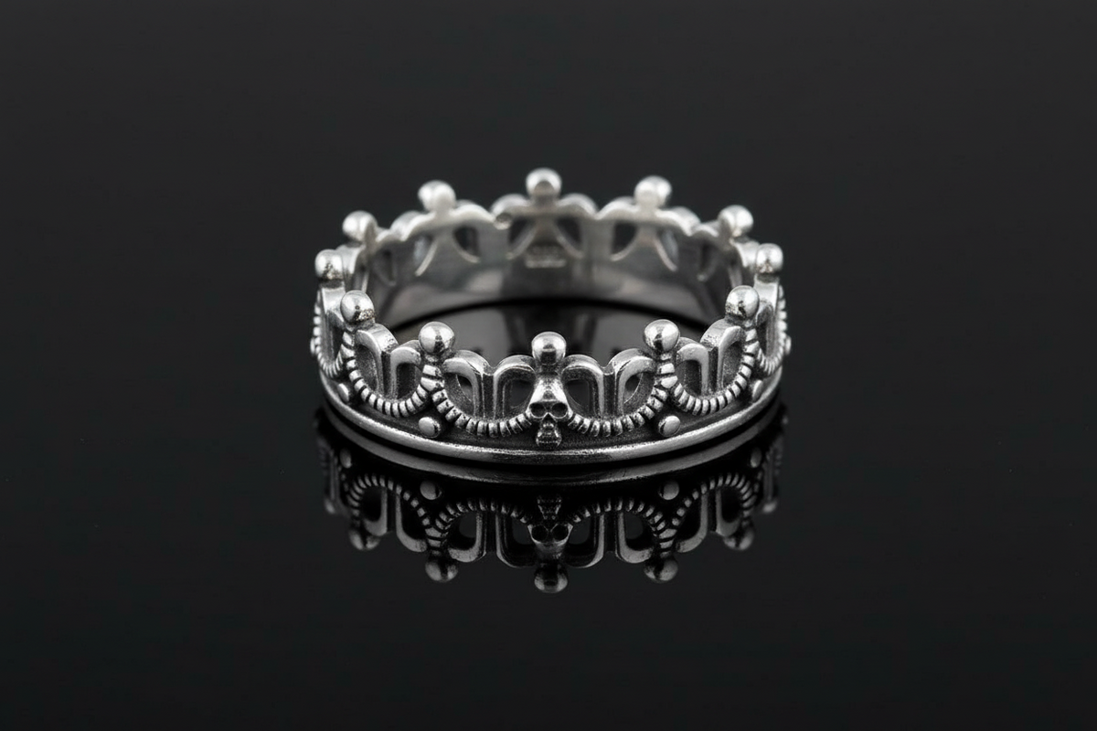 Crown Ring – Sterling Silver
