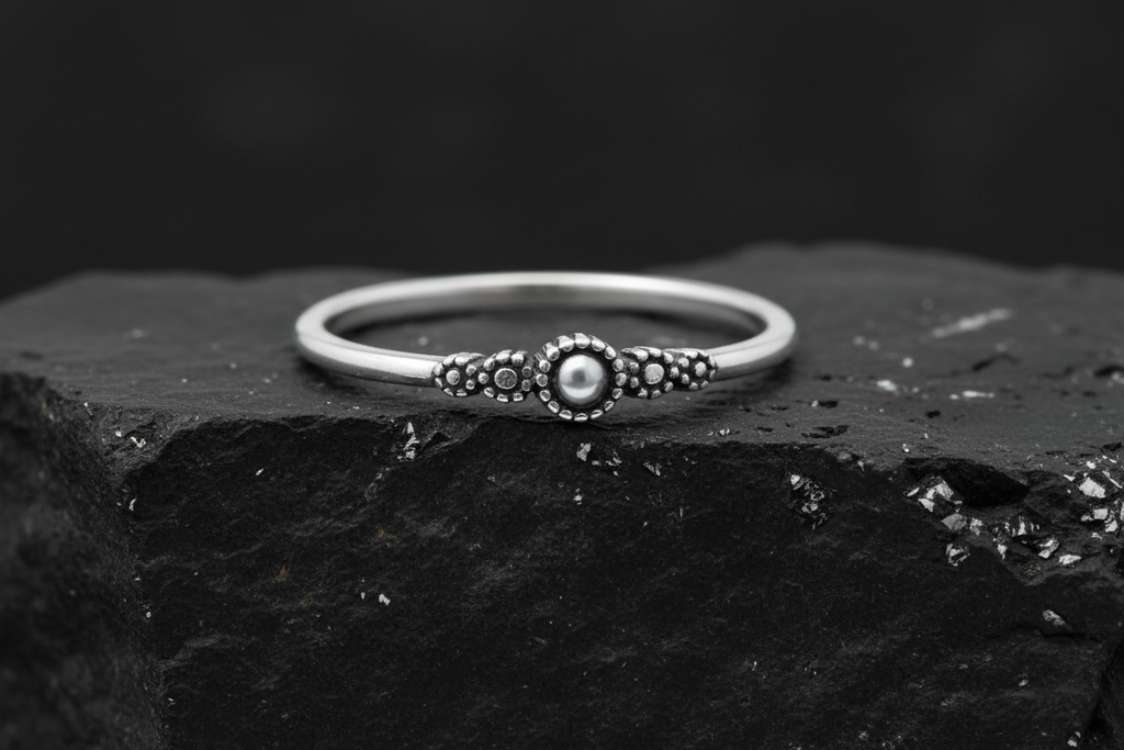 Dainty Bali Women's Ring – 925 Sterling Silver