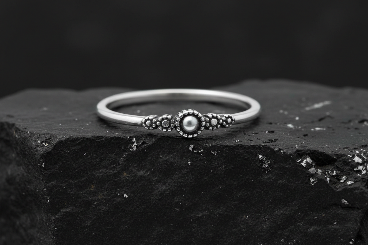 Dainty Bali Women's Ring – 925 Sterling Silver