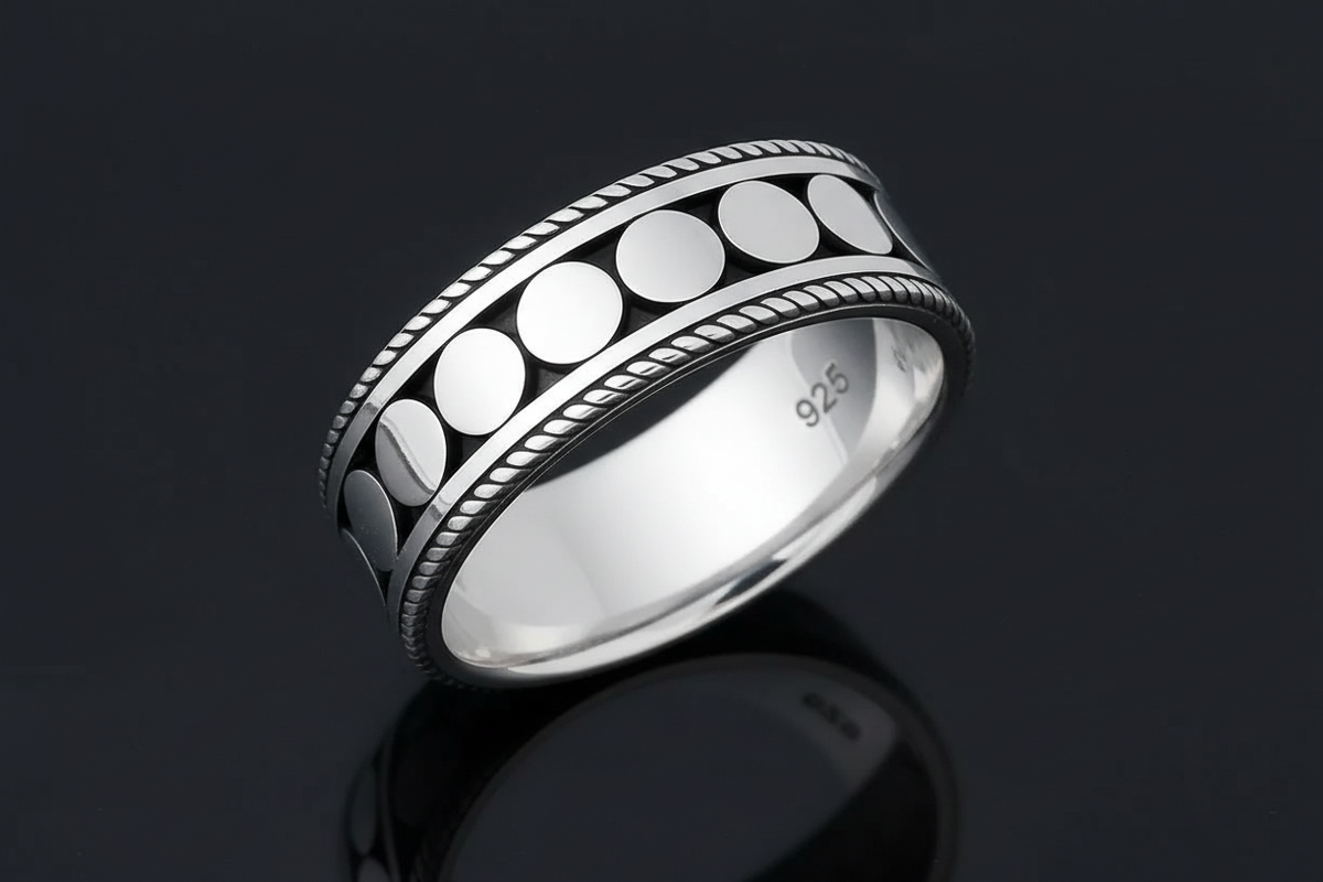 Men's Bali Fashion Sterling Silver Rings