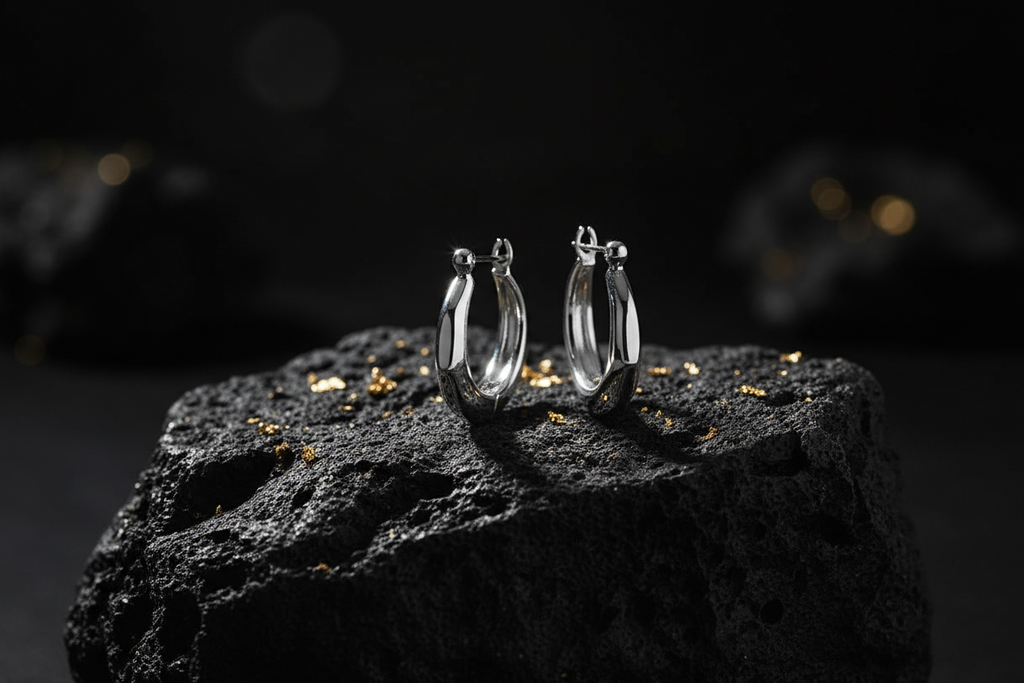 Silver Hoop Earrings