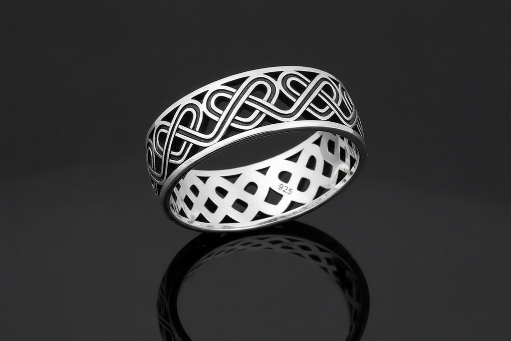 Celtic Men's Band – 925 Sterling Silver