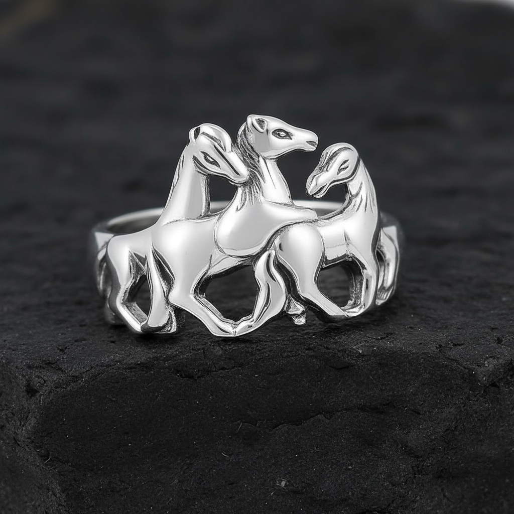 Horse Ring – Sterling Silver