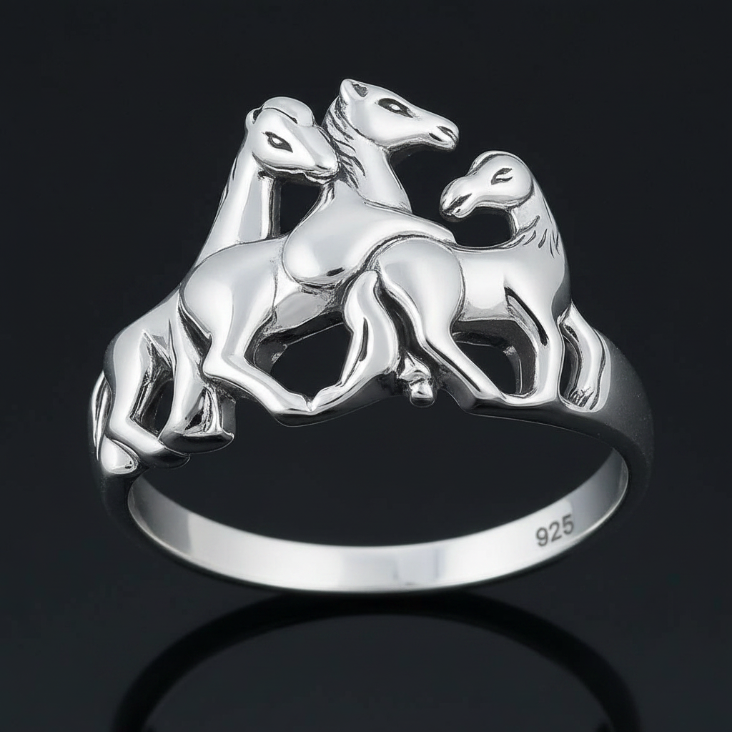 Horse Ring – Sterling Silver