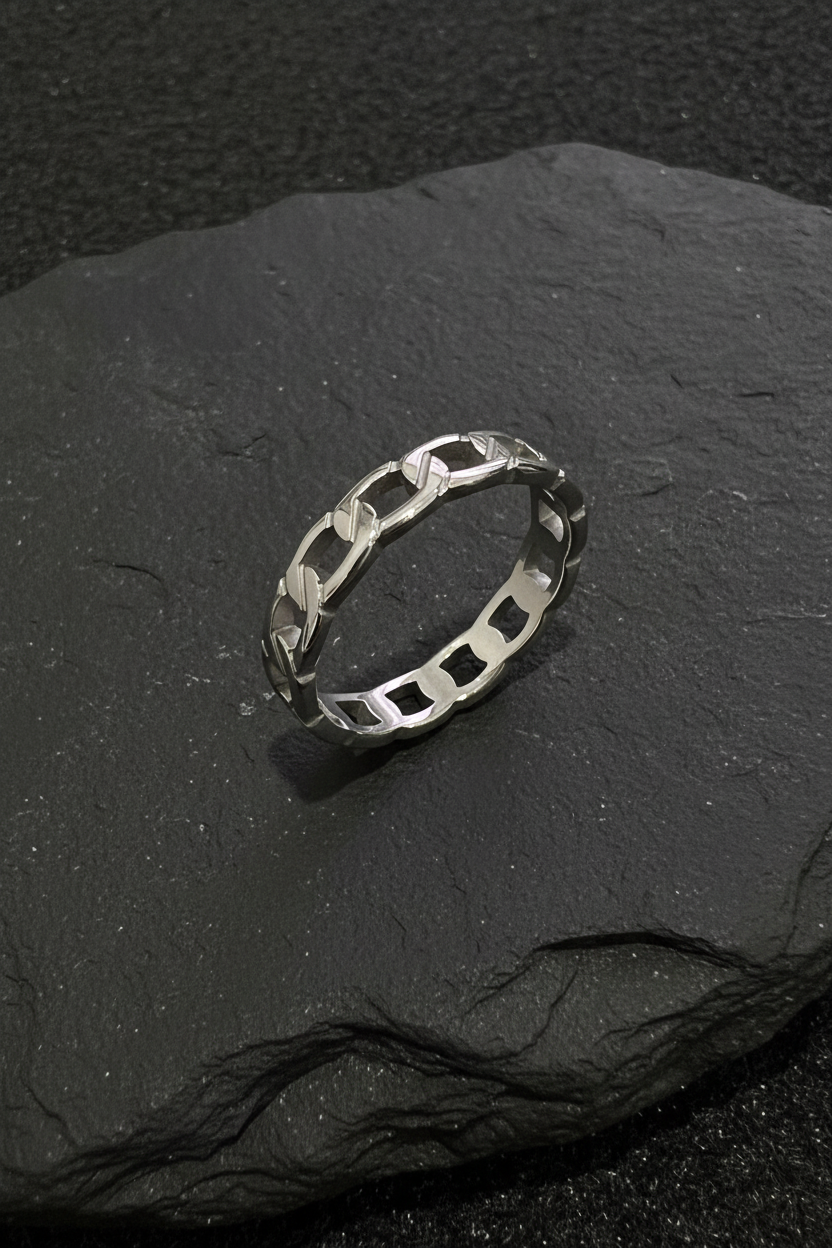 Eternity Ring – Stainless Steel with 4mm Band Width