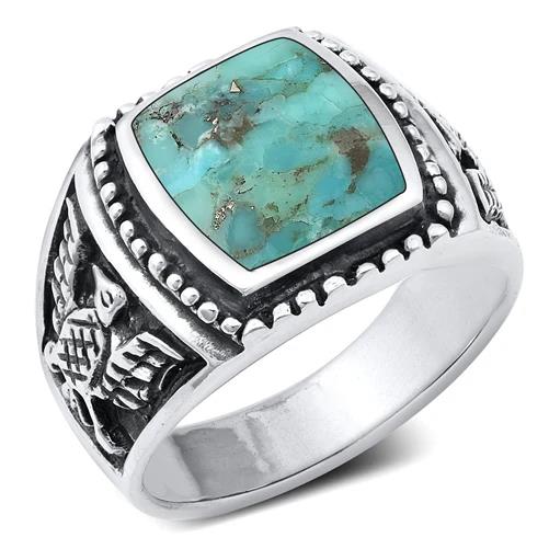 Kingsman Turquoise Eagle Ring