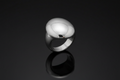 Large Bold Dome Chunky Ring – Sterling Silver