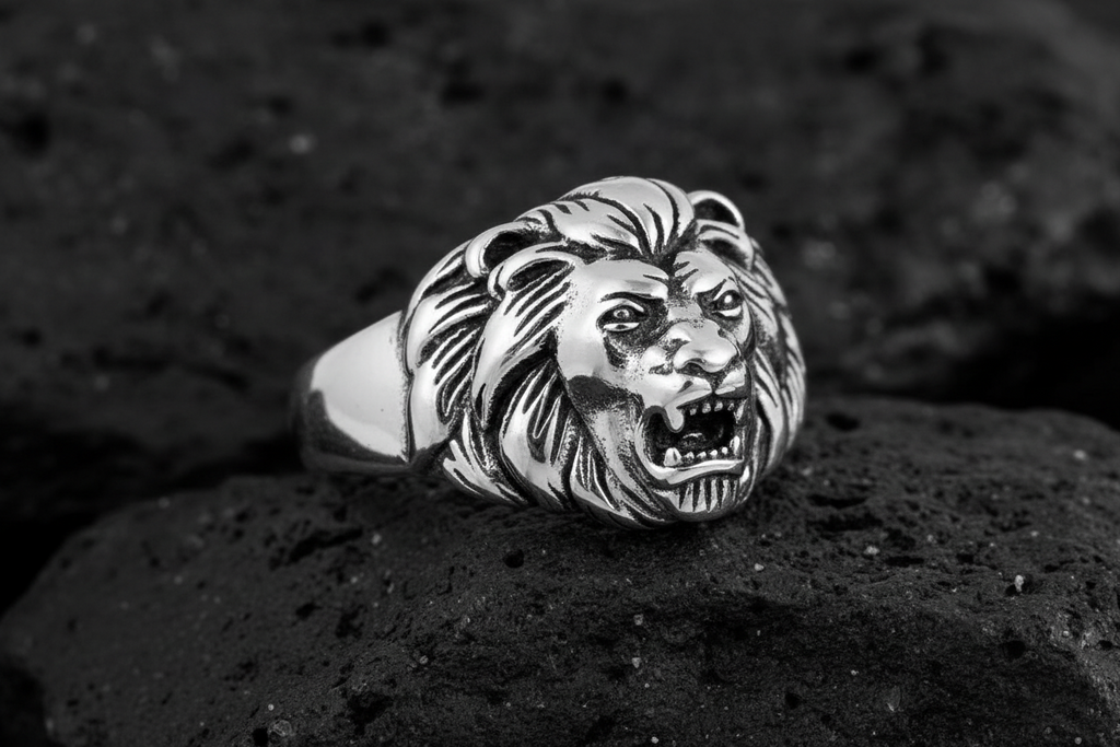 King of the Jungle Lion Ring