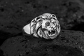 King of the Jungle Lion Ring