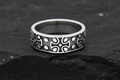 Maltese Cross Sterling Silver Men's Ring
