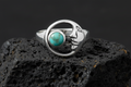 Genuine Turquoise Stone Sun & Moon