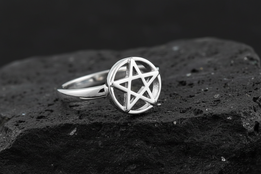 Pentagram Gothic Celtic Ring
