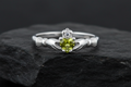 Claddagh Peridot Ring