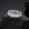 925 Plumeria Eternity Ring – Hawaiian Leis Flower Band