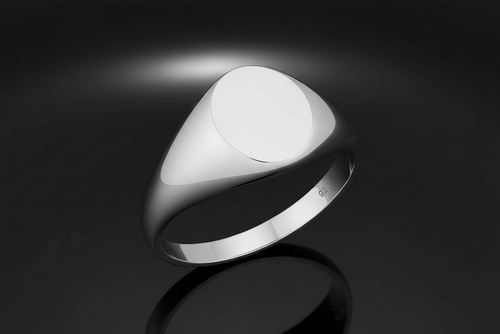 Simple Elegance Unisex Signet Band