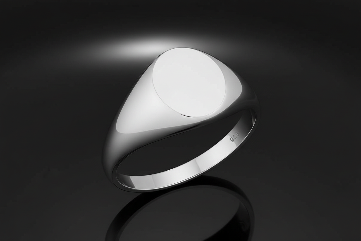 Simple Elegance Unisex Signet Band