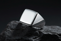 Men's Signet Ring – Sterling Silver with 14mm Band Width