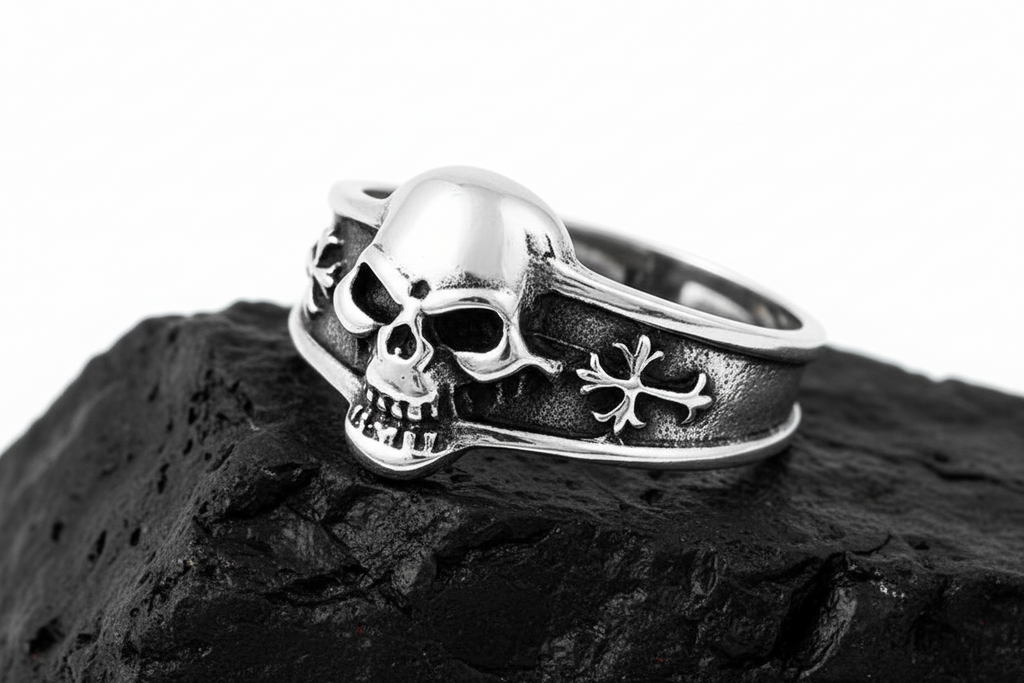 Skull Cross Ring