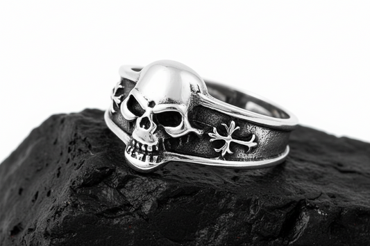 Skull Cross Ring