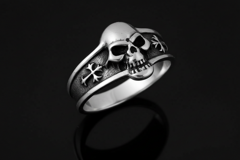 Skull Cross Ring