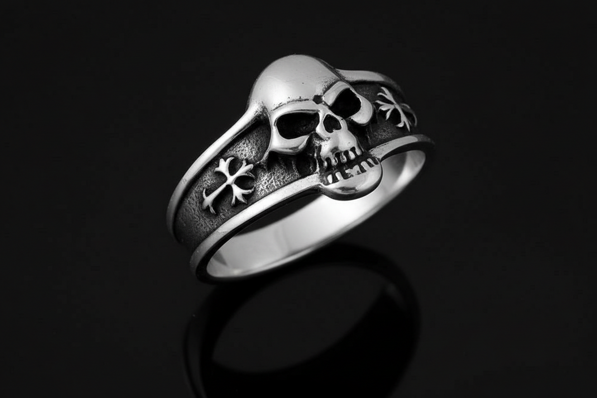 Skull Cross Ring