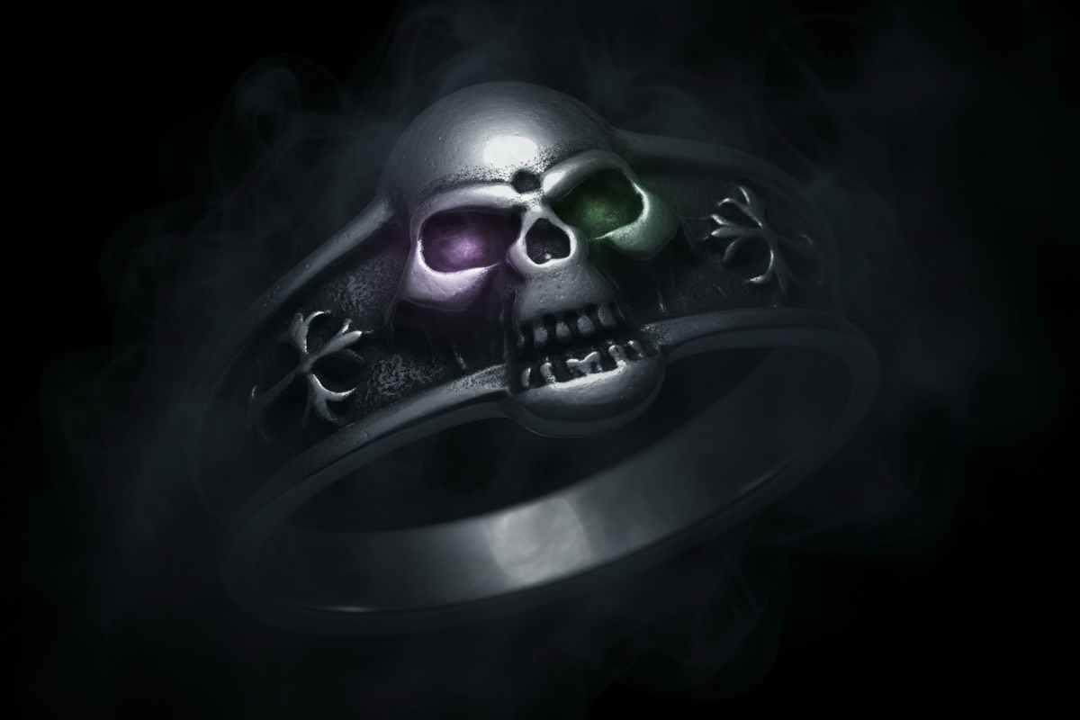 Skull Cross Ring