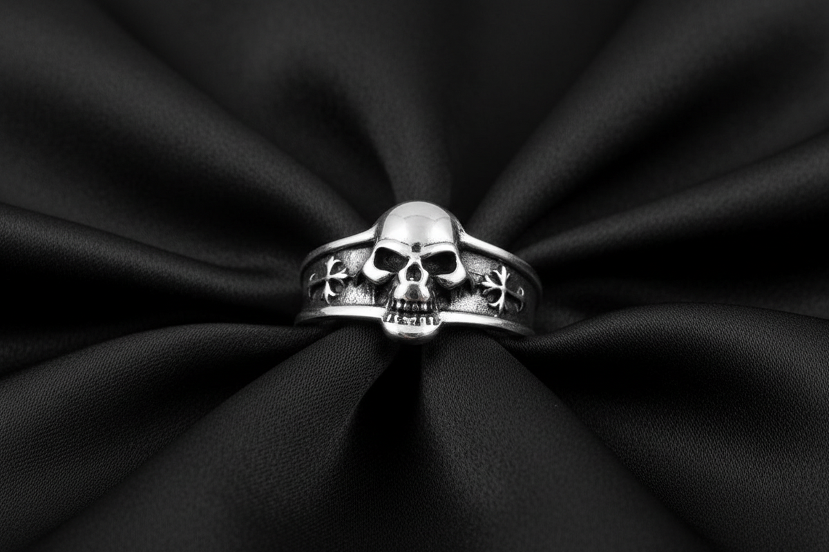 Skull Cross Ring