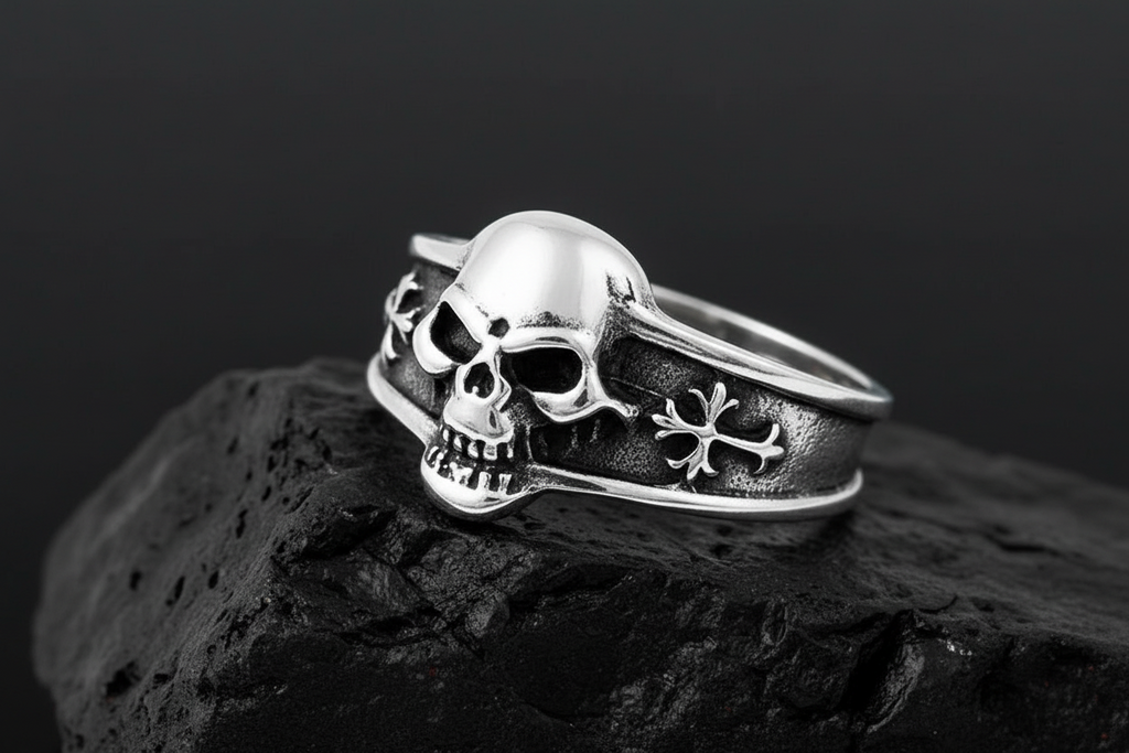 Skull Cross Ring
