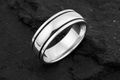 Spinner Band Sterling Silver Tarnish Free
