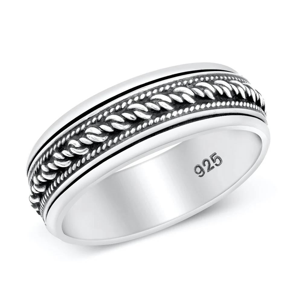 Men's Bali Spinner Engagement Band