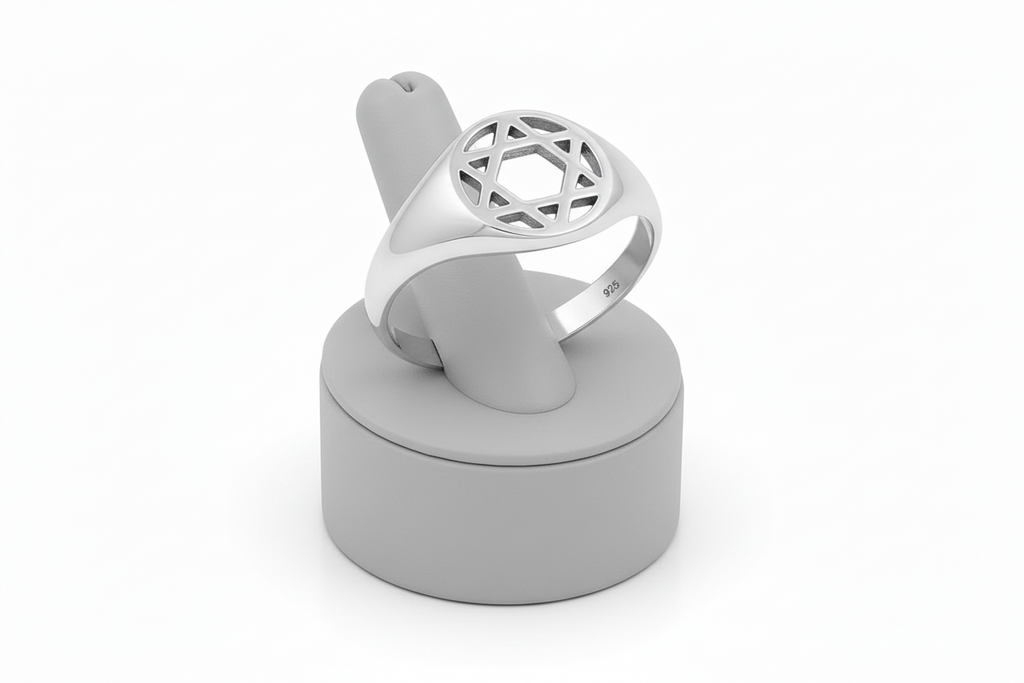 Sterling Silver Star of David Ring