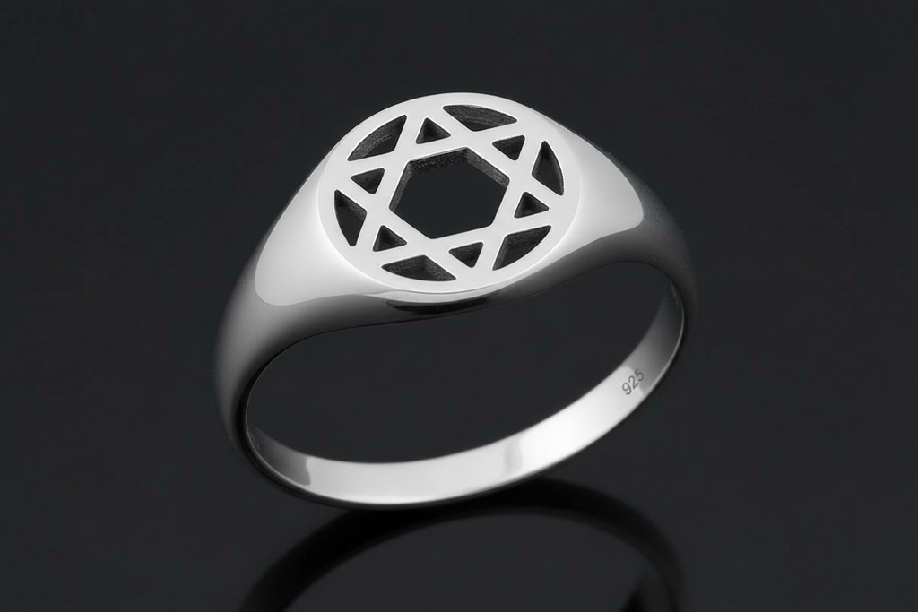 Sterling Silver Star of David Ring