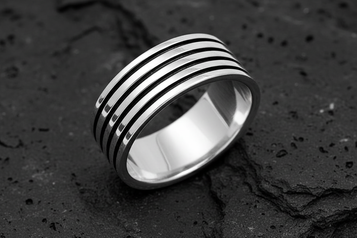 Five Rings 925 Silver Bands