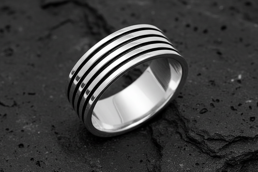 Five Rings 925 Silver Bands