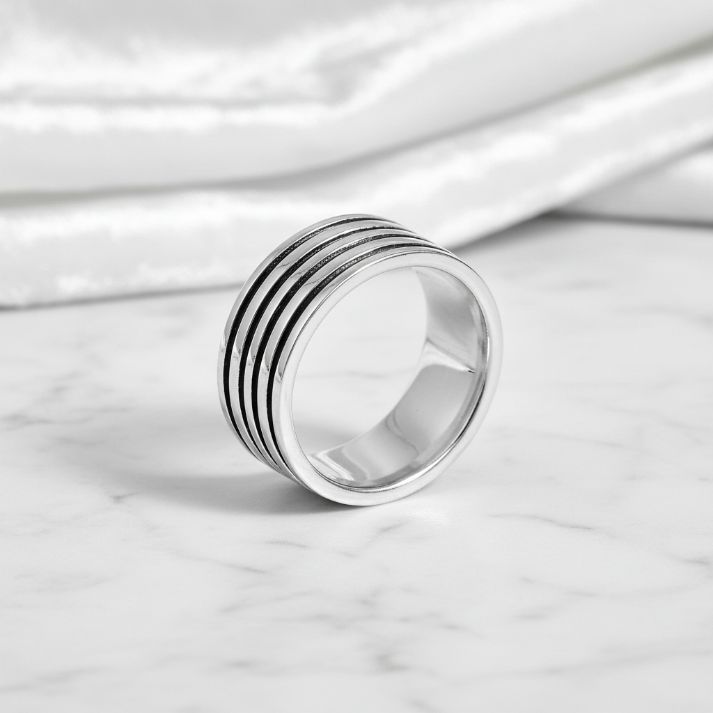 Five Rings 925 Silver Bands