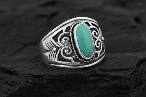 Abalone Women's Ring – Sterling Silver