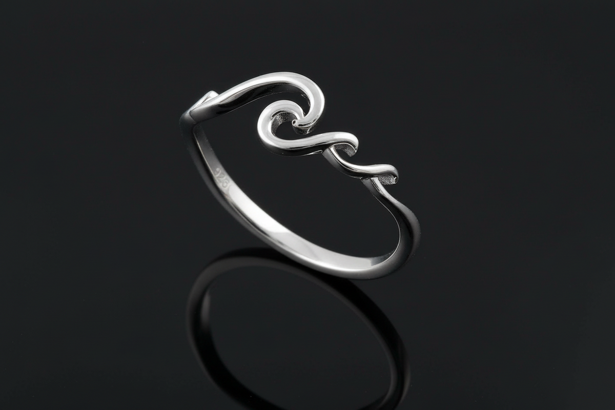 Waves Ring – 925 Sterling Silver