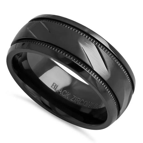 Black Zirconium Band