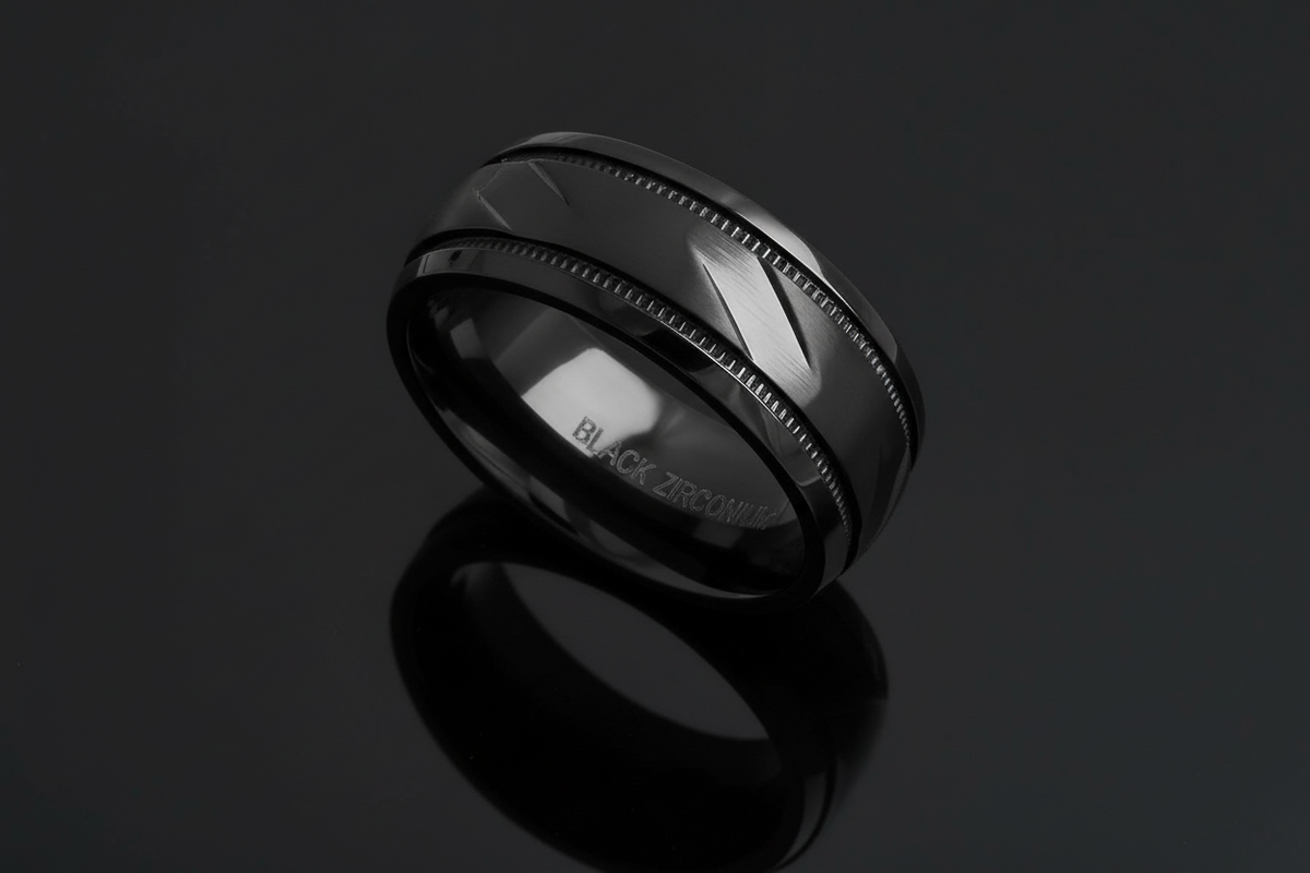 Black Zirconium Band