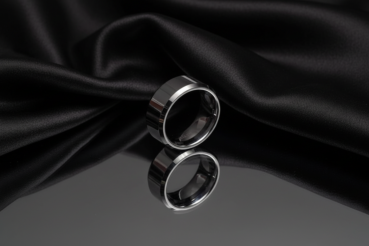 Simple Tungsten 8mm Tungsten Men's Band