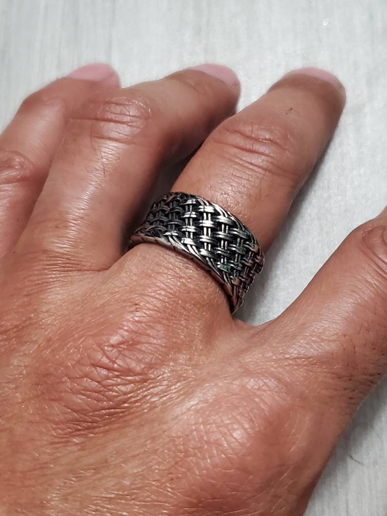 Woven Men's Ring