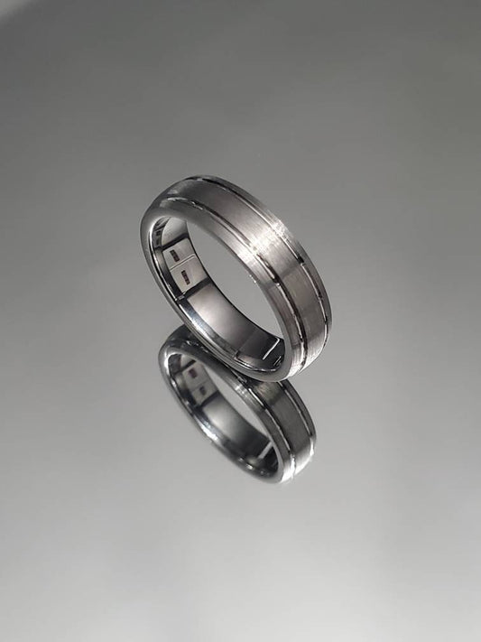 Tungsten Ring, Wedding Men's Ring, Unisex Band, Thumb Ring