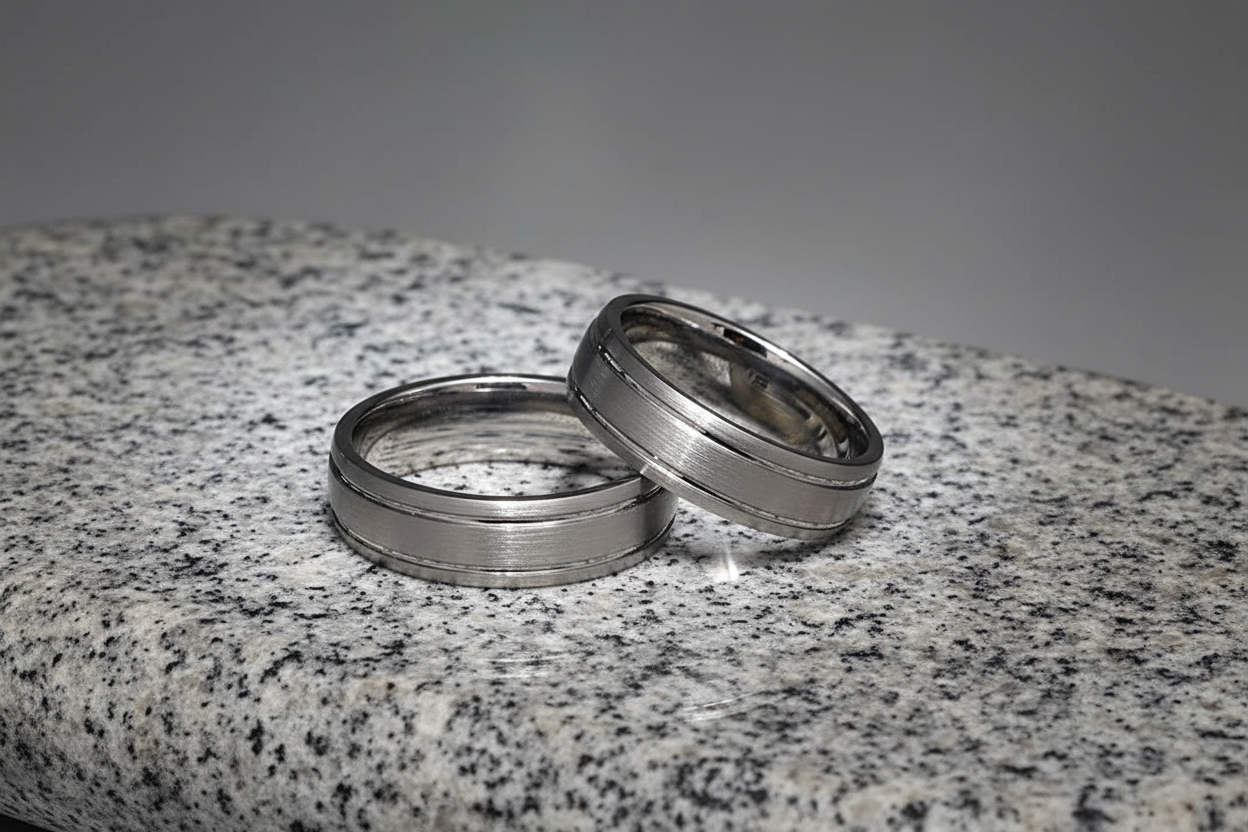 Tungsten Ring, Wedding Men's Ring, Unisex Band, Thumb Ring