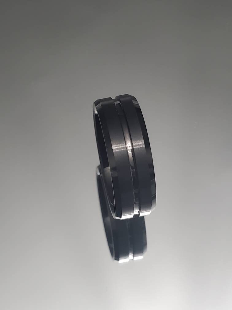 Midnight Men's Ring – Tungsten