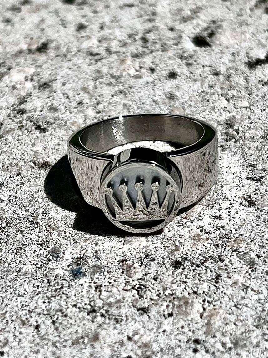 Crown Ring, Stainless Steel