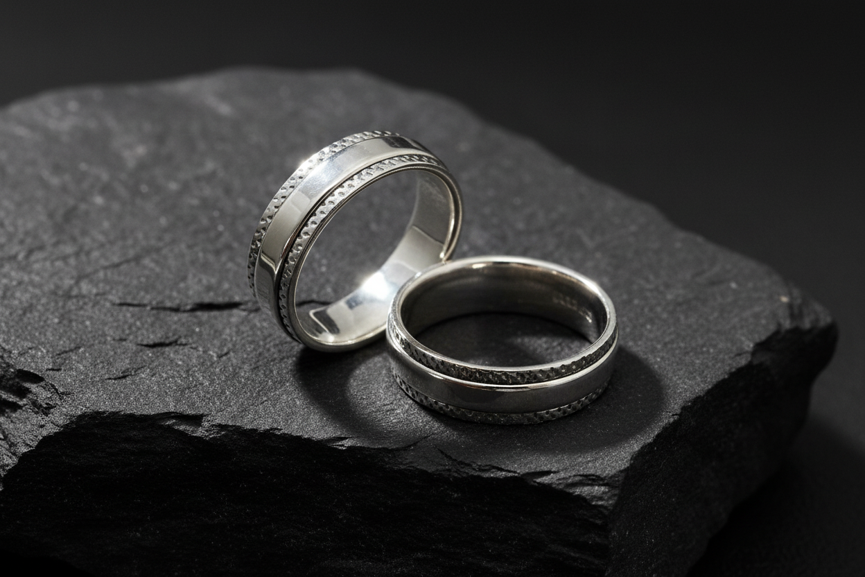 Design Sterling Silver Spinner Ring